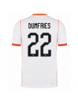 Billige Nederland Denzel Dumfries #22 Bortedrakt VM 2026 Kortermet